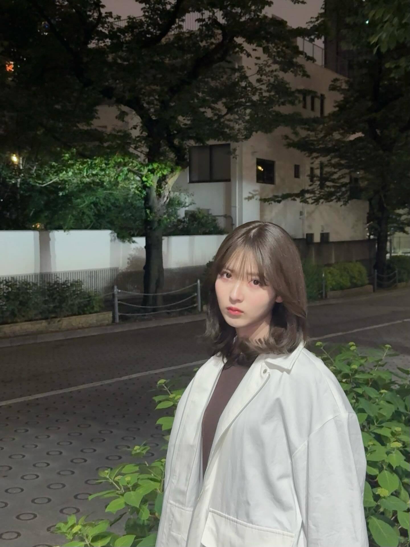 中嶋優月「お散歩しやすい季節ですね🍃髪を染めました。ふんわり巻いてもらうのが最