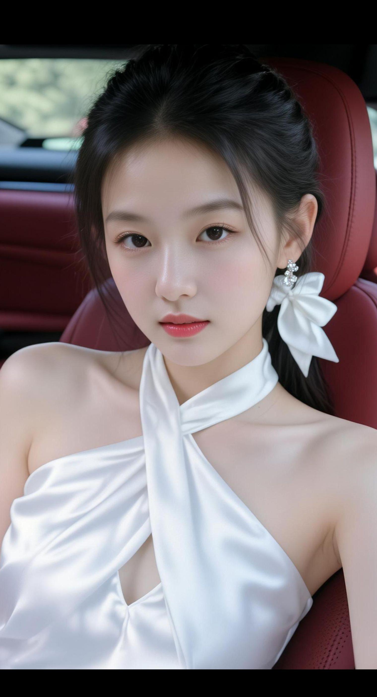 AI冷艳缎面写真