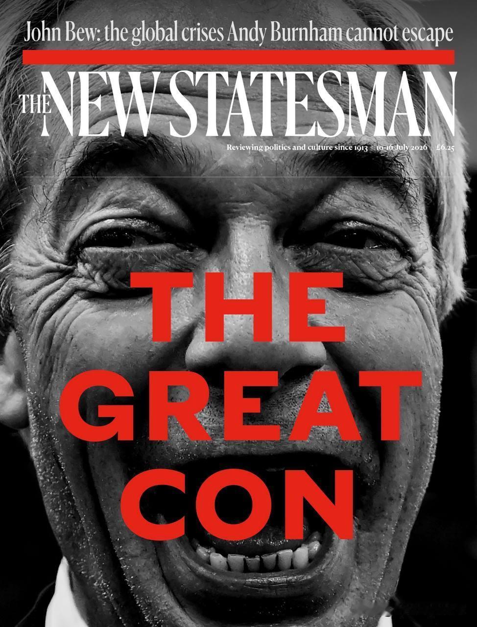 “大骗子”。最新一期的《新政治家》（*The New Statesman*）杂志