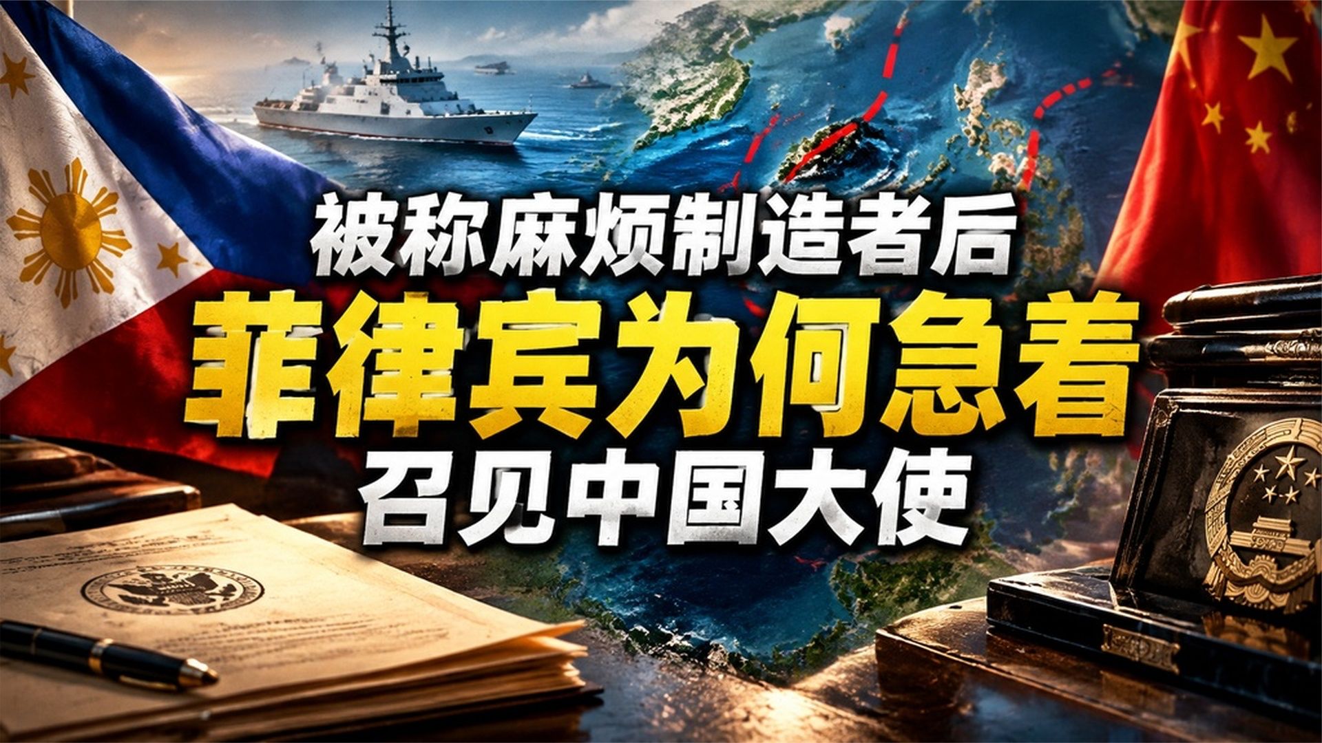 被称麻烦制造者后，菲律宾为何急着召见中国大使？
