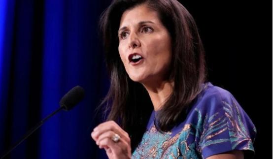 美国前驻联合国大使妮基·黑利今天（北京时间1月23日）写道：“今天，美国正式退出