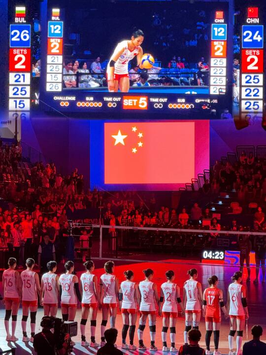 🇨🇳女排vs保加利亚3:2 反勝｜啟德體育園