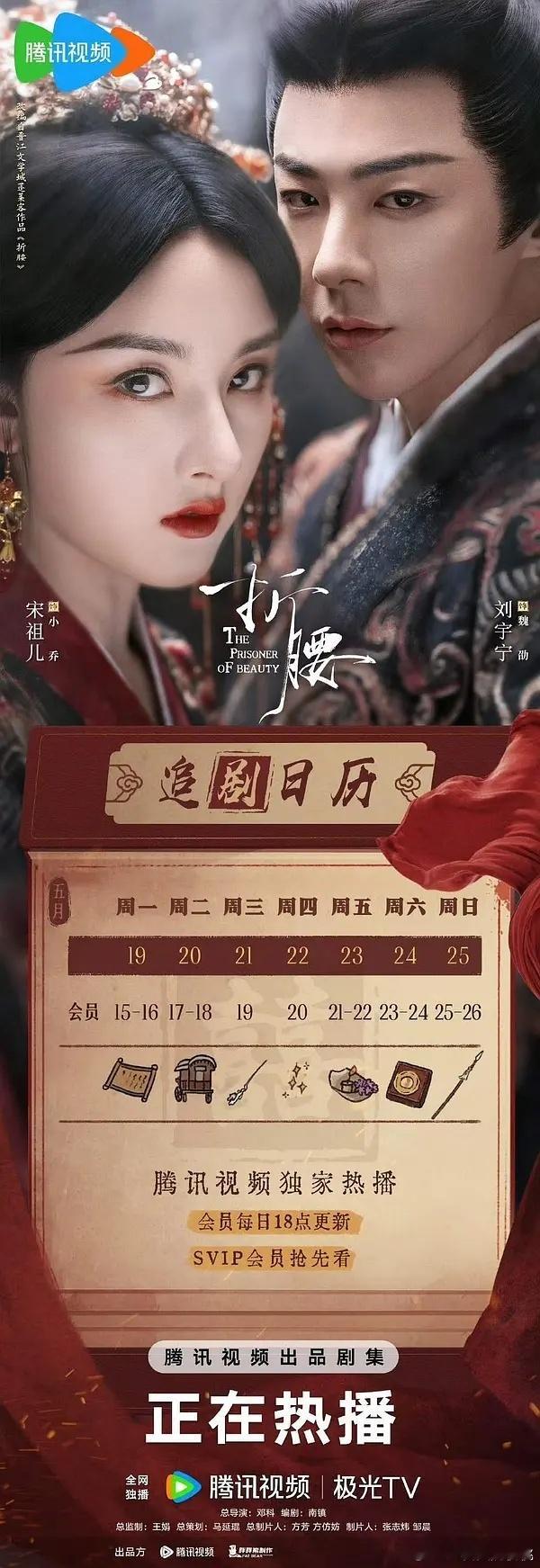 折腰追剧日历来了，居然不断更诶[哆啦A梦吃惊]那集均有影响吧 ​​​