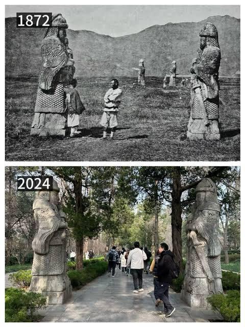 南京明孝陵今昔。 