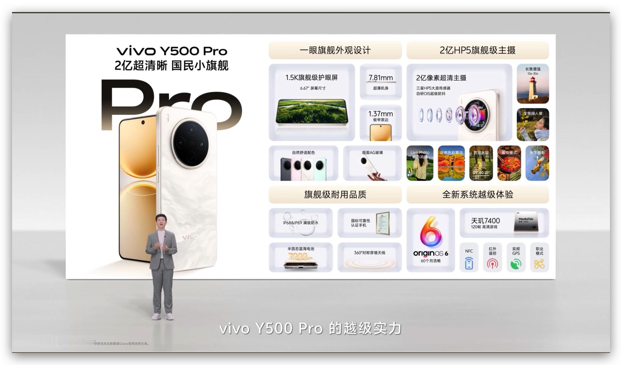 今天发布会节奏太快了，vivo Y500 Pro 价格公布：1799元起8+12