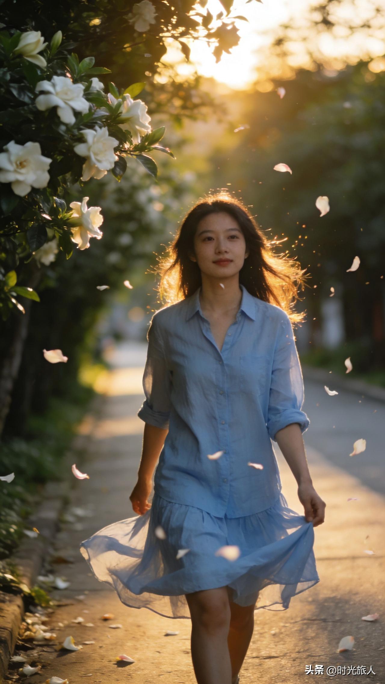 下班路上的风，是栀子花味的。
风起香至，一句不成文的句子忽然飘进脑海。
翻来覆去