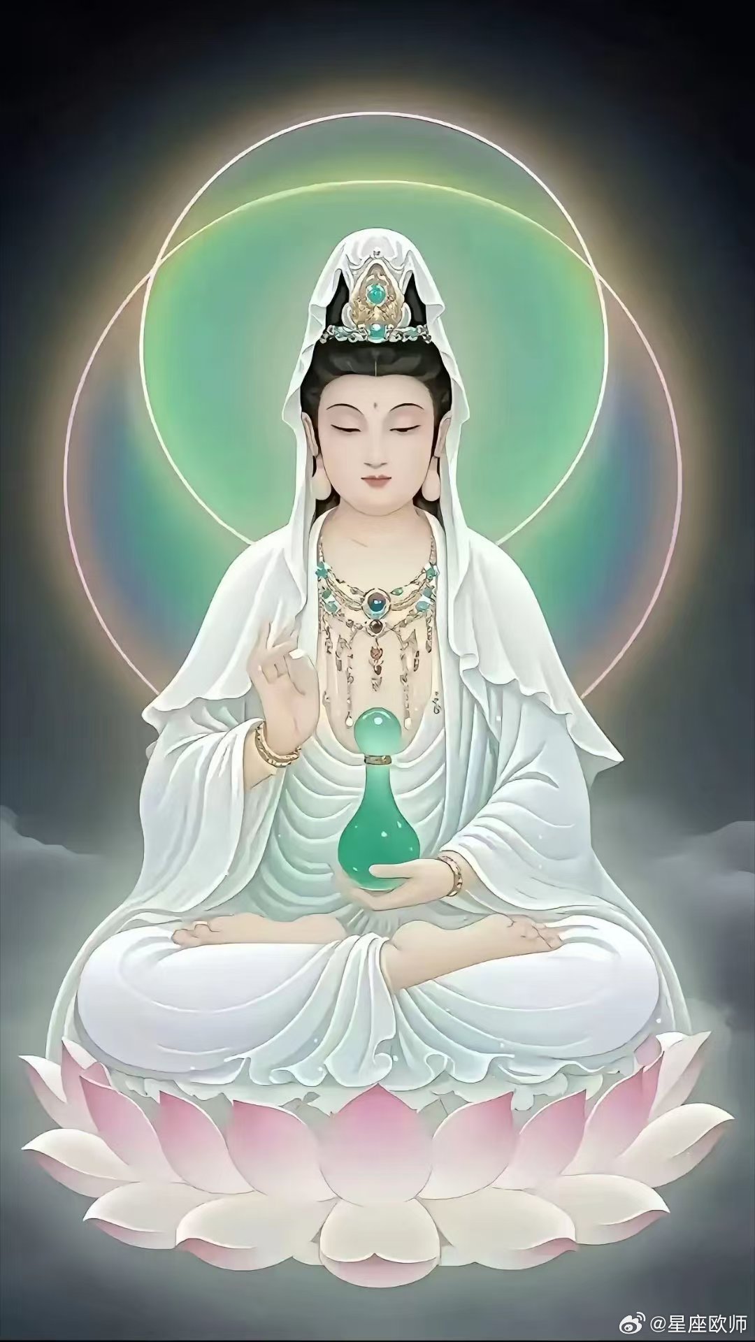 遇见南無觀世音菩薩摩訶薩，说什么都灵！十二星座菩萨观音菩萨观音菩萨保佑我是有观音