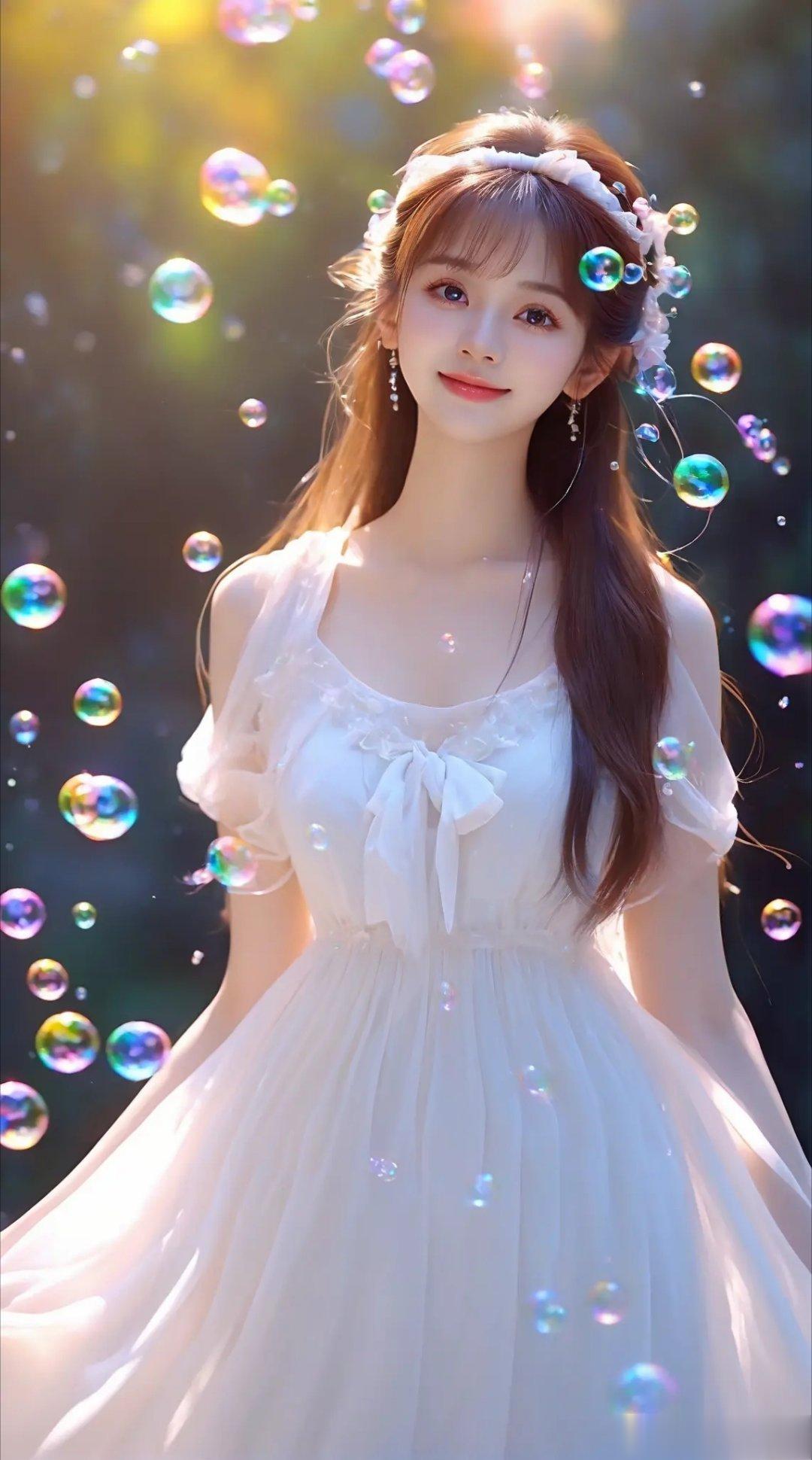 小仙女翩翩起舞，我要做一个人间的精灵#像一群精灵在翩翩起舞##女孩子的快乐简简单