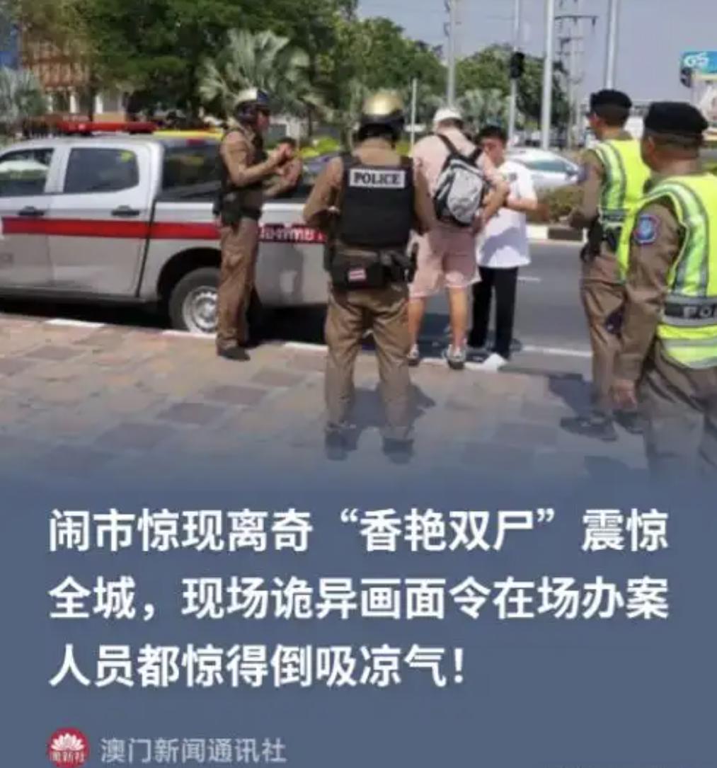泰国街头巷子里闹出一桩离奇命案，一辆私家车整夜横堵在小路中间没人挪动。

次日一