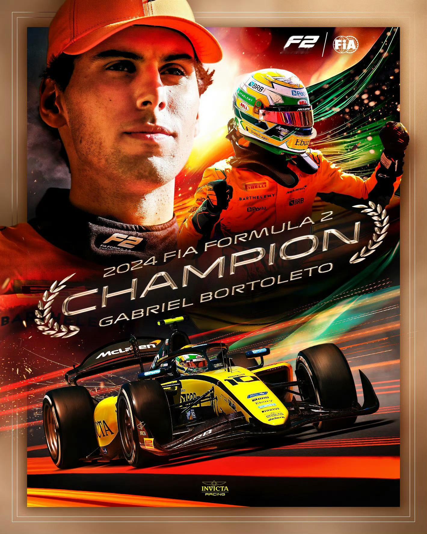 迈凯伦青训车手博托莱托加冕2024赛季FIA F2车手总冠军！！！ 