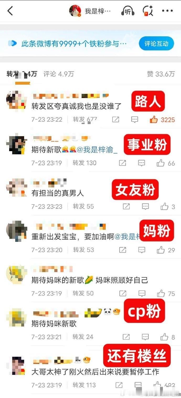 内娱塌房男明星转发区现状 评论区骂声一片，昔日控评粉丝不见踪影，只剩路人嘲讽刷屏