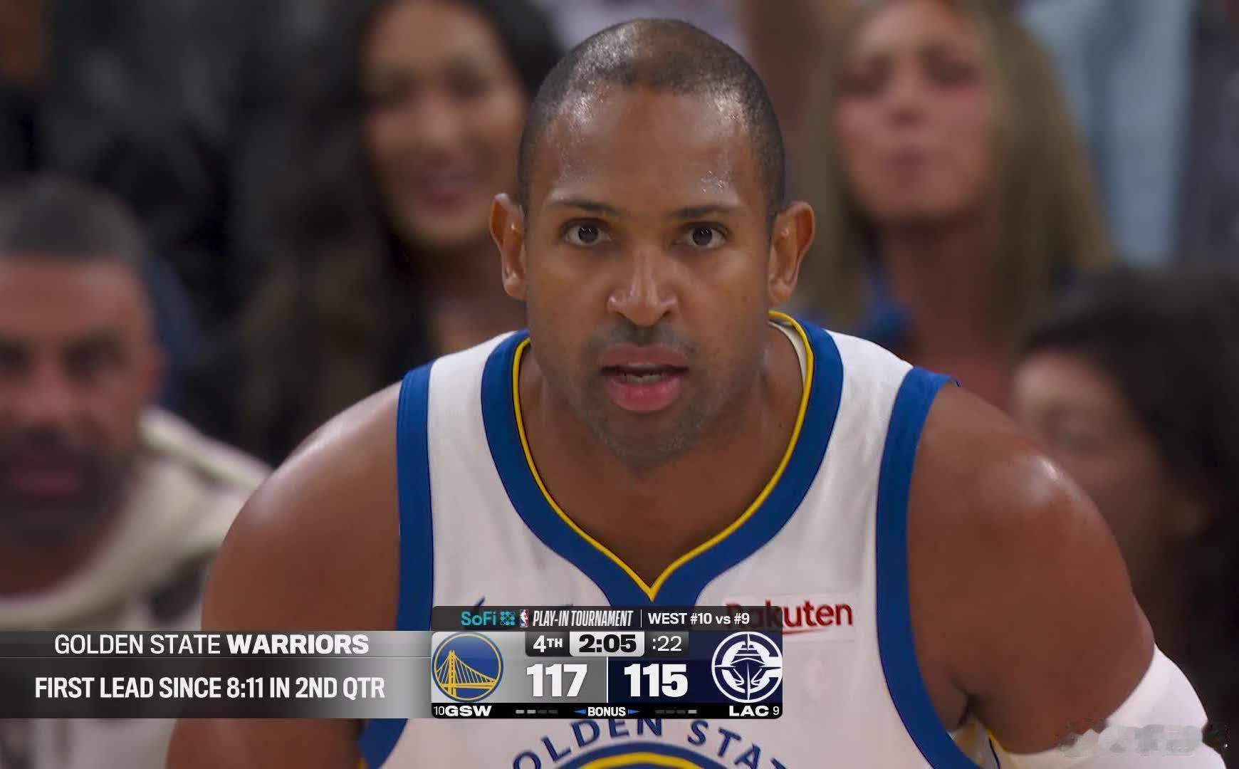 库里谈霍福德：当胜负时刻来临的时候，霍福德做的就是冠军们做的事！勇士vs快船nb