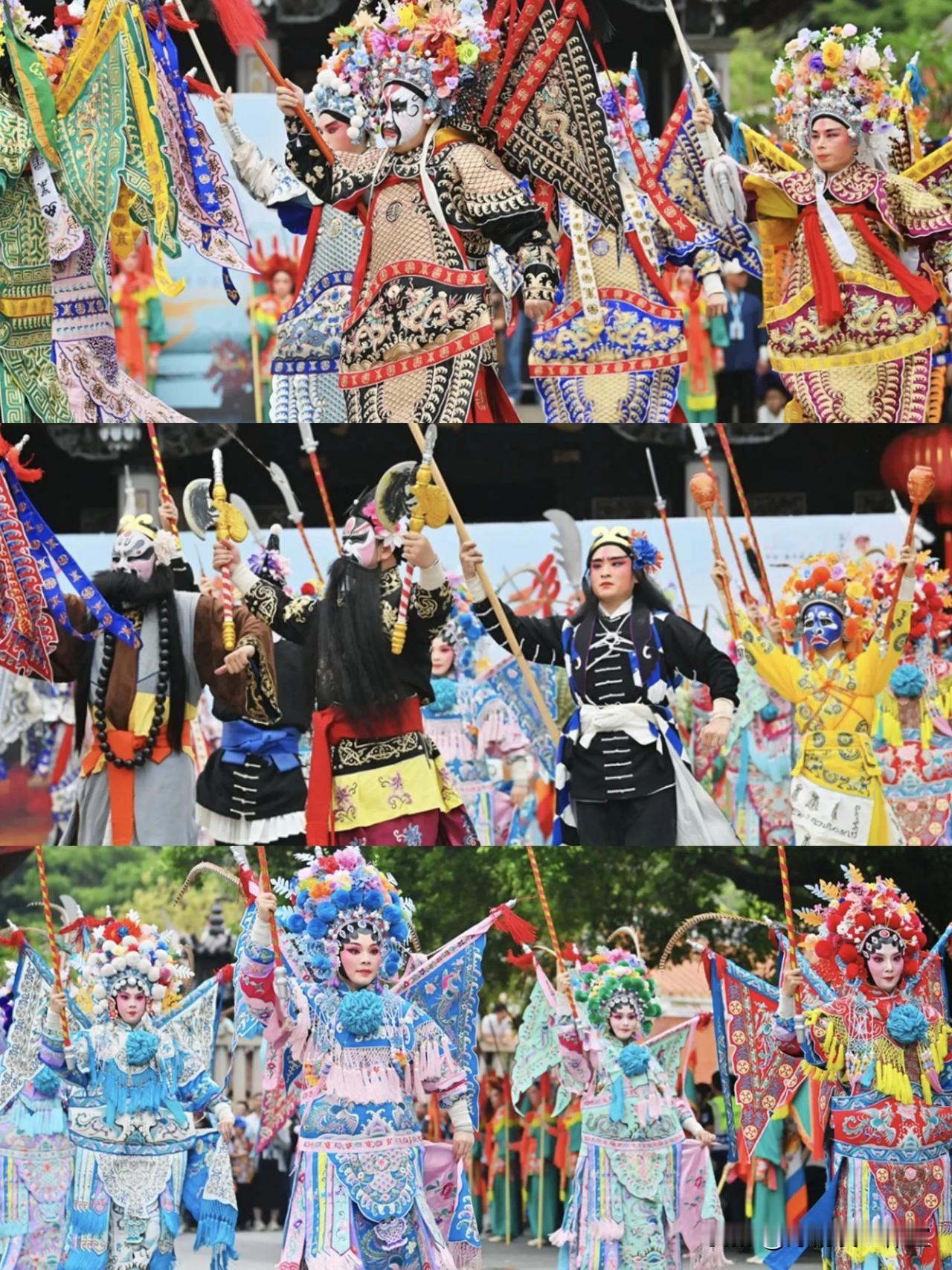 五一期间泉州把宋江阵搬出来表演，让人惊喜，不过场面还不够火爆，而且围观秩序太乱了