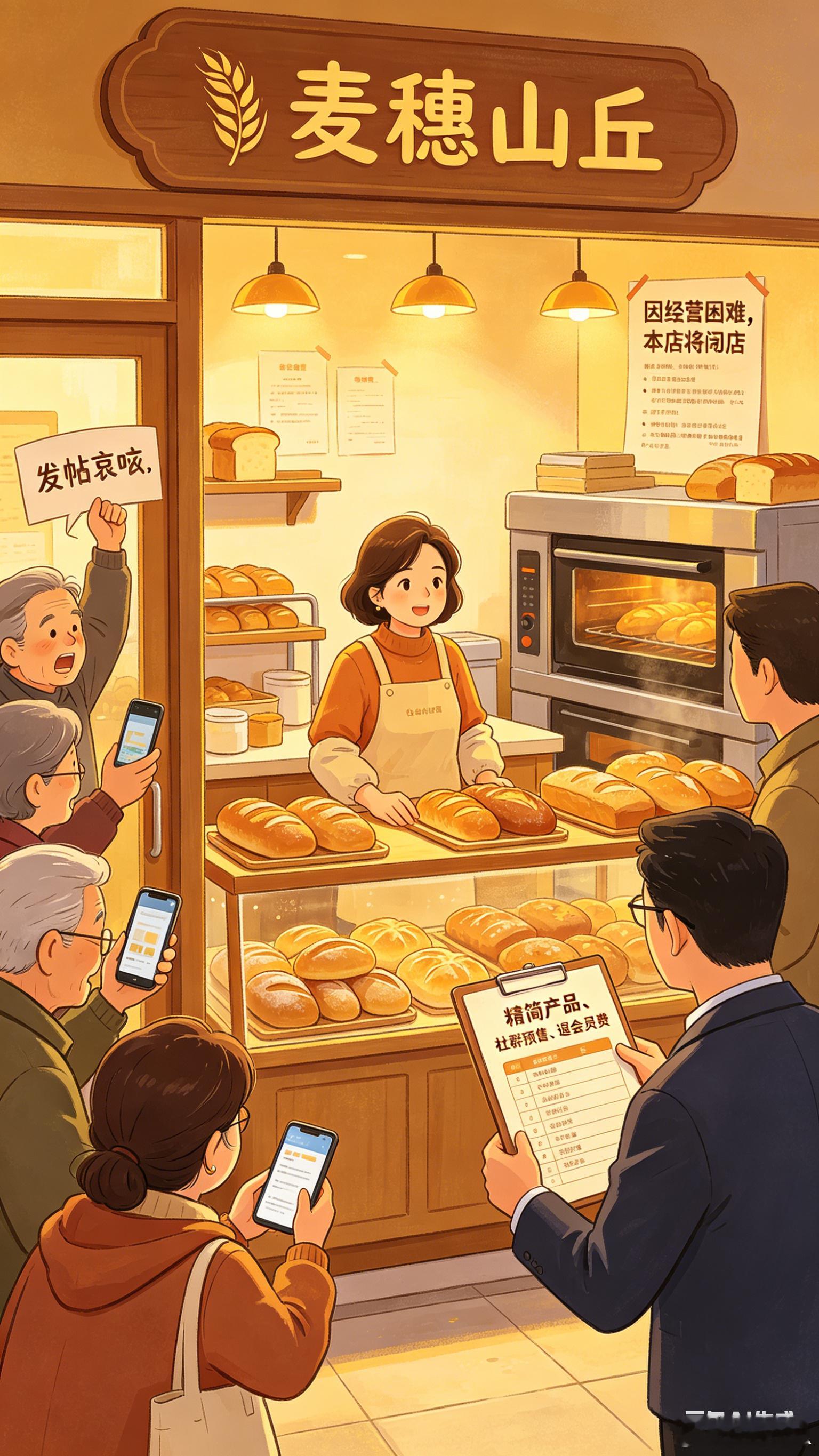 深圳小店从闭店到爆火的背后太好哭 深圳宝妈开面包店因亏本贴闭店公告，老顾客疯狂挽