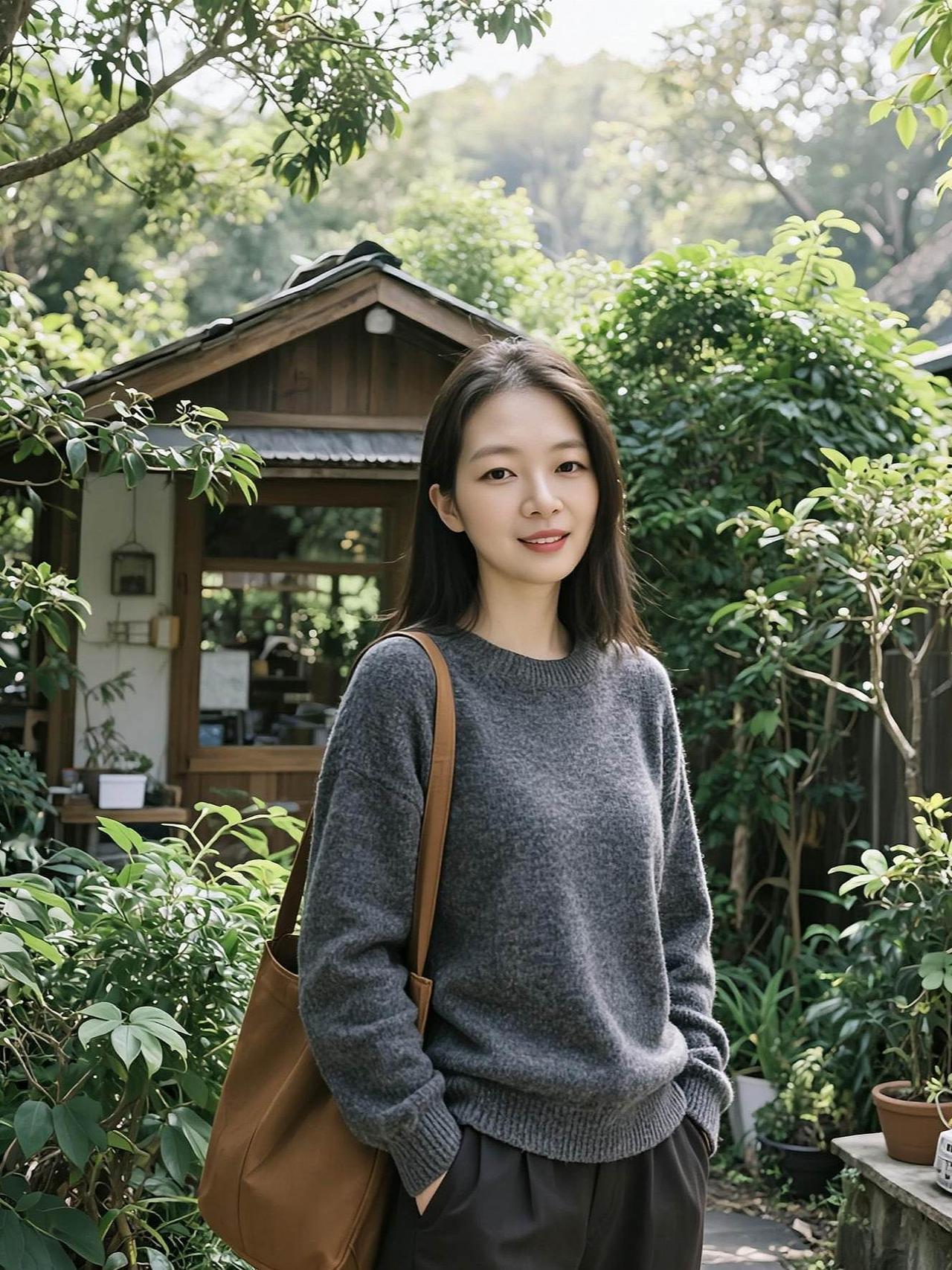 AI日系森系照 日常分享 农村生活 甜系女孩 穿搭
