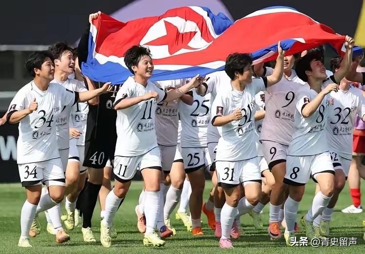 朝鲜女足夺冠了，但100万美元奖金，可能一分钱都拿不到。

5月23日下午的韩国
