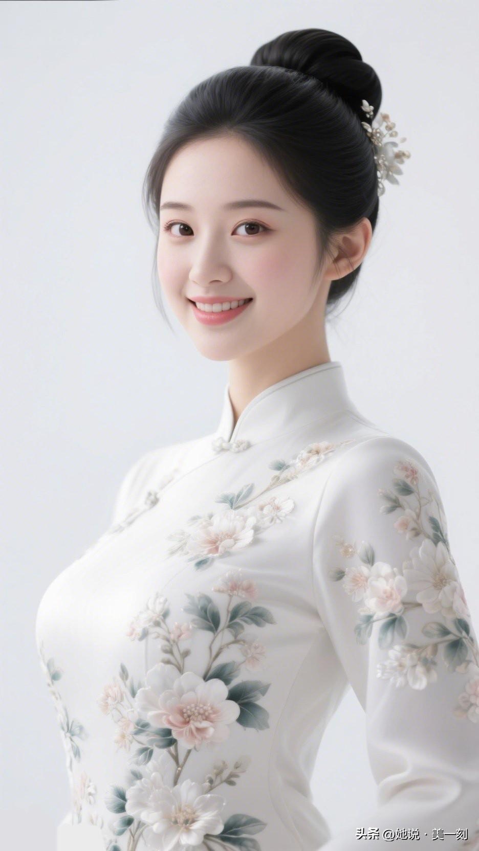 温婉优雅的旗袍，绽放如花的美丽。优雅自信穿搭分享