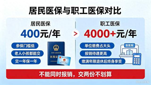 别再搞错了！居民医保和职工医保的差距，看完心里有数