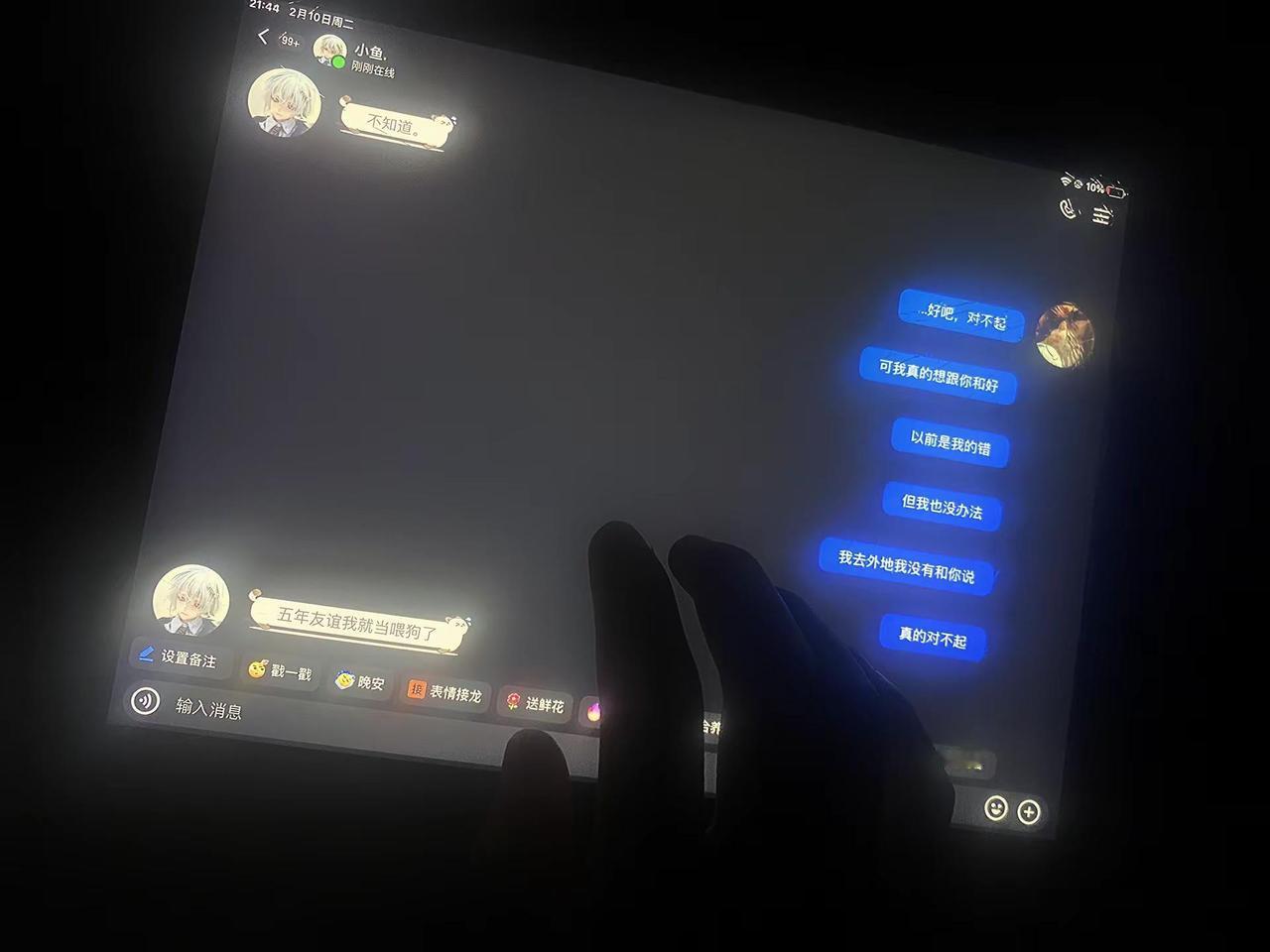 …我的千言万语，最后也只化成了一句对不起