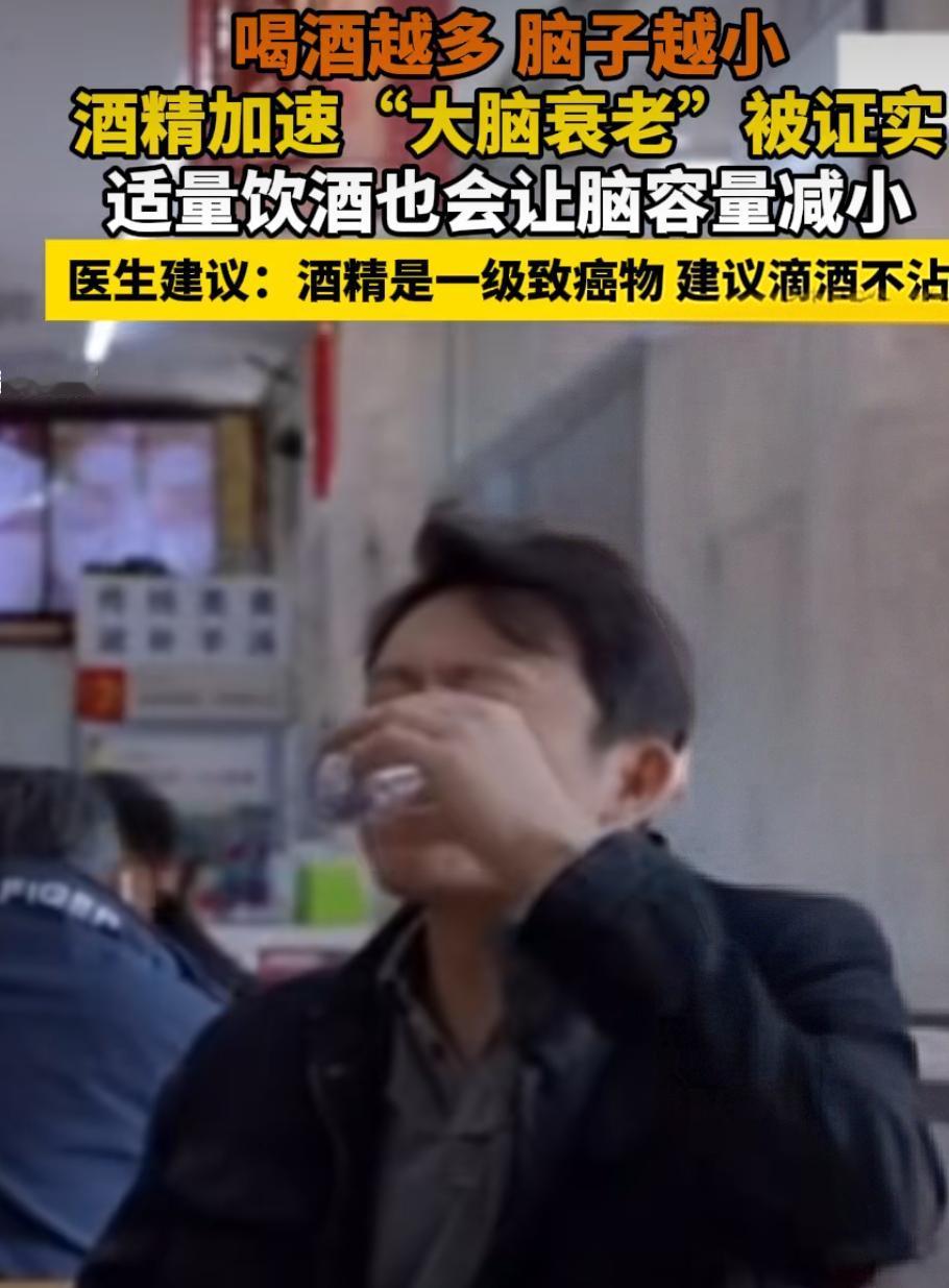 震惊！每天半瓶啤酒=大脑“自杀”！《自然》3.6万人研究实锤：50岁后每多喝1杯