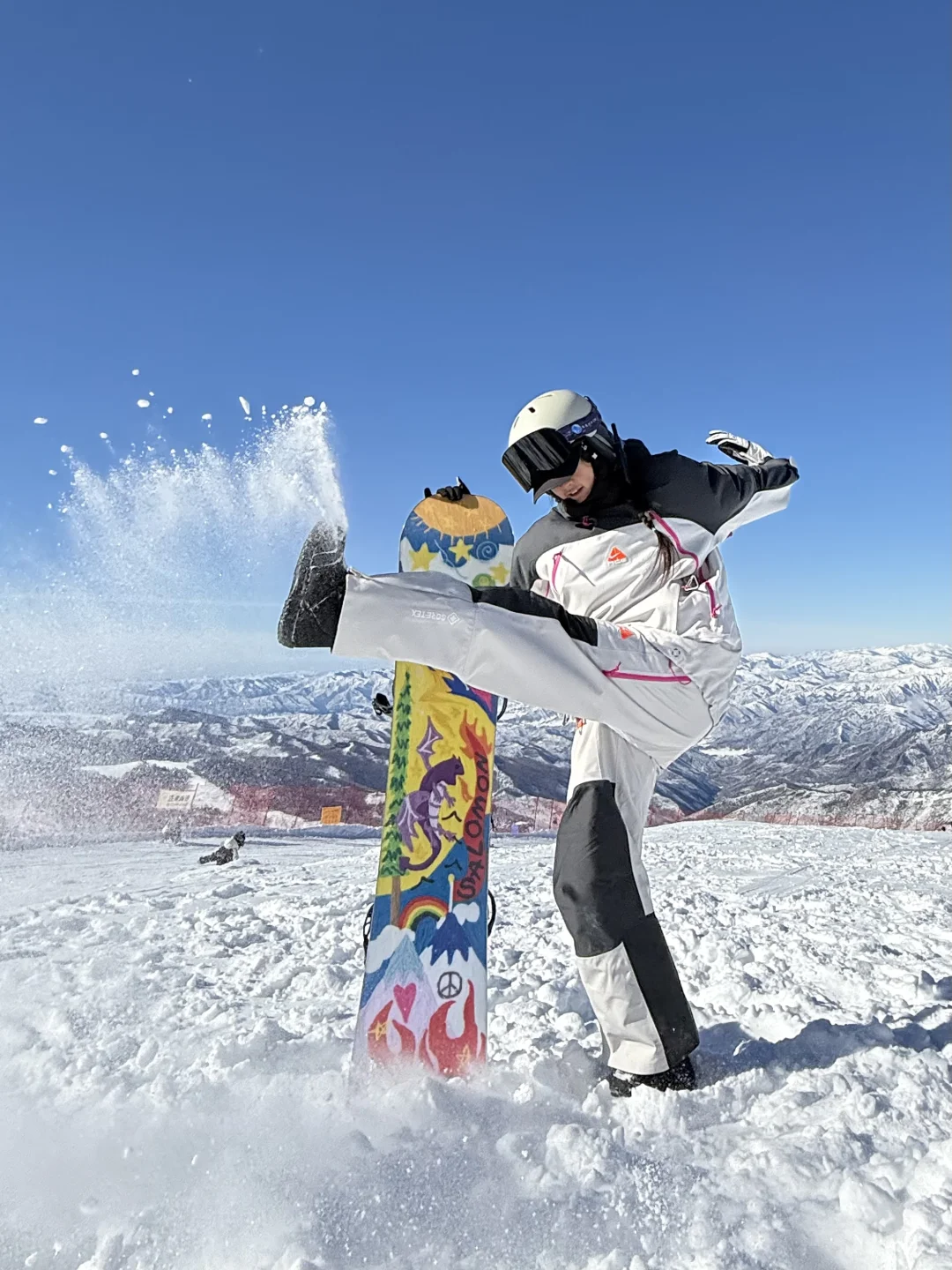 滑雪的快乐野起来了才知道！