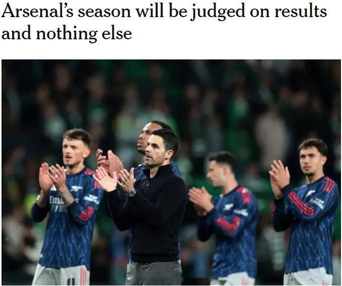 The Athletic记者Amy Lawrence点评了阿森纳本轮欧冠的发挥：