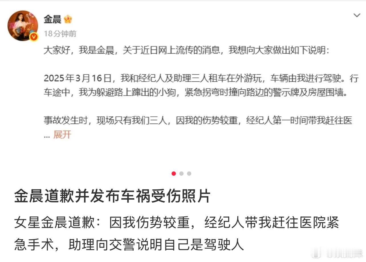 🐶仔是从哪来金晨这个瓜，要是在现场或者有目击者发现，应该早就爆了，去年的现在爆
