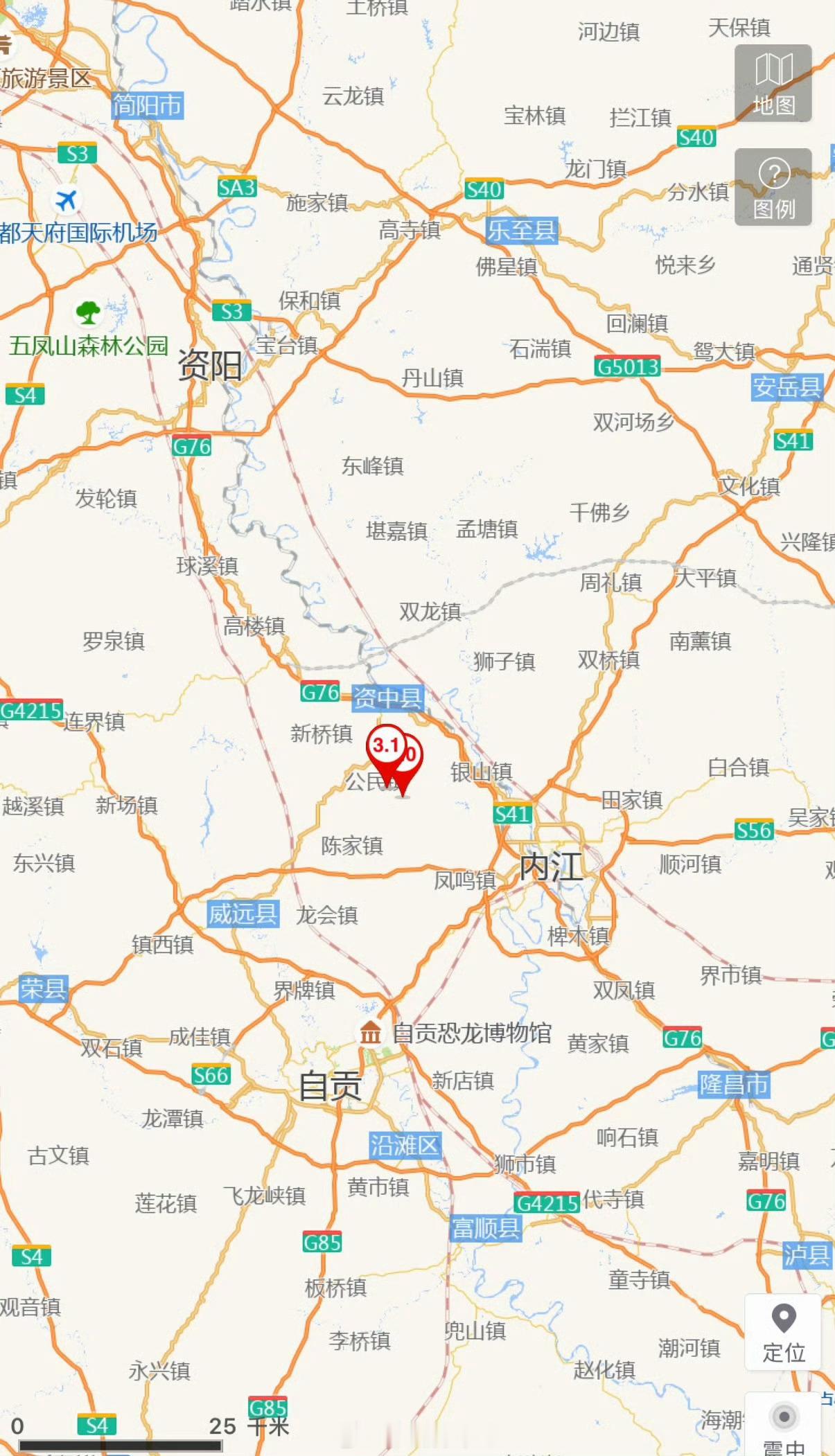 【四川资中县3.9级地震 】资中3.9级地震，震源浅，震感应该挺明显。好在目前没