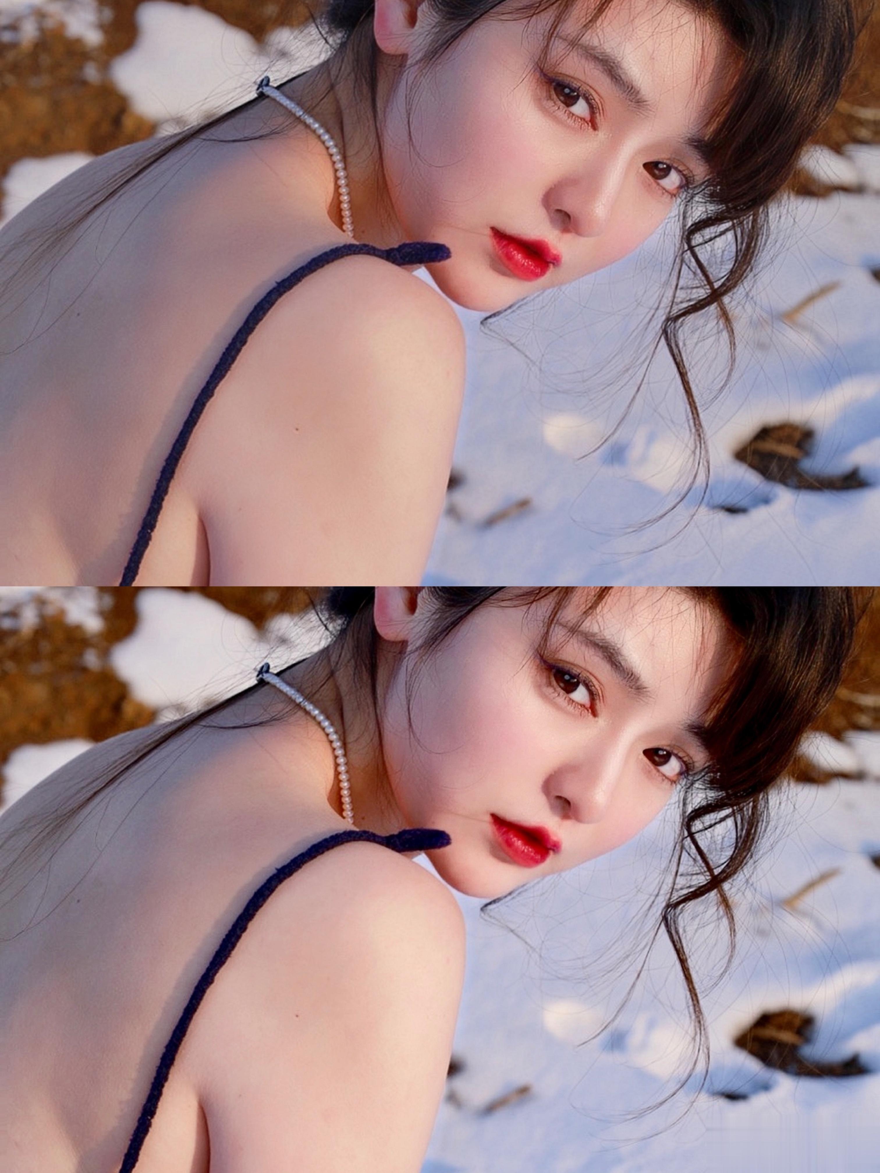 雪天蓝狐出没🦋🦊 ​​​