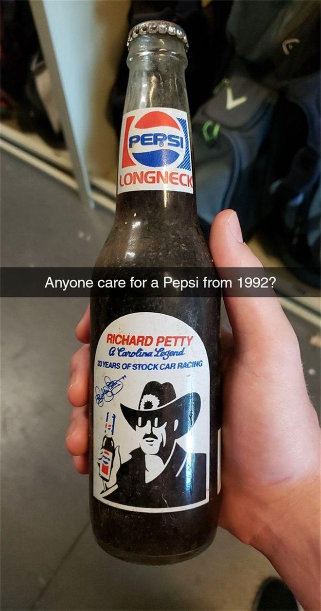1992年的百事可乐，不知道味道会是怎样的？

会不会有着和82年的拉菲同样的口