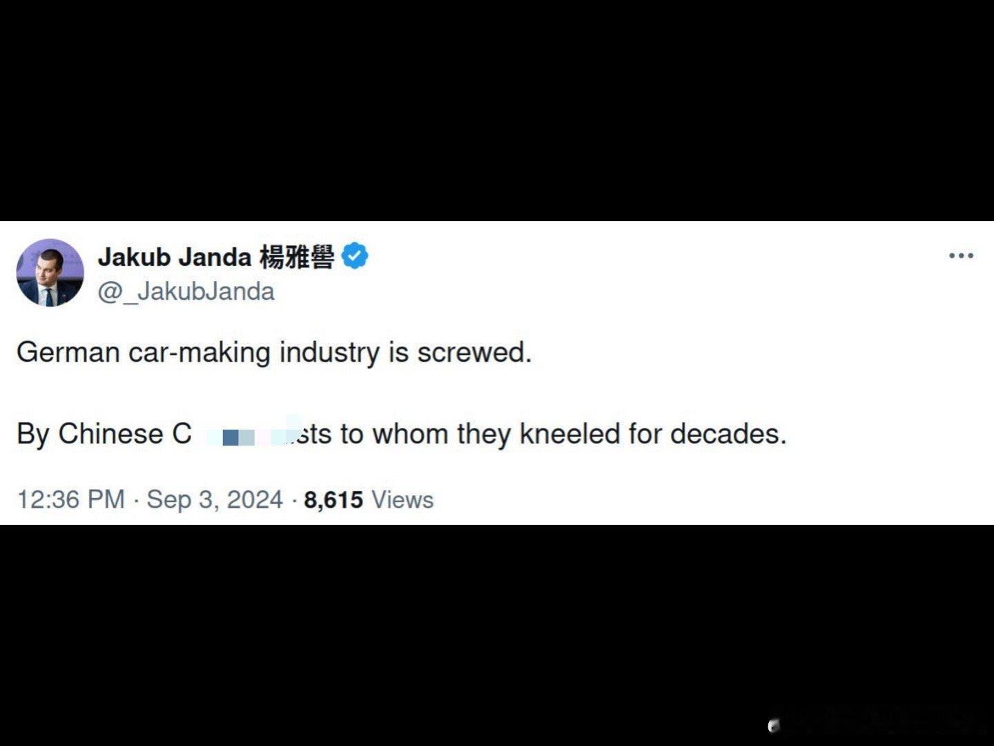 Jakub是欧洲价值观基金会的主任。这个人跟台湾有很大的关系，他每次都骂俄罗斯和