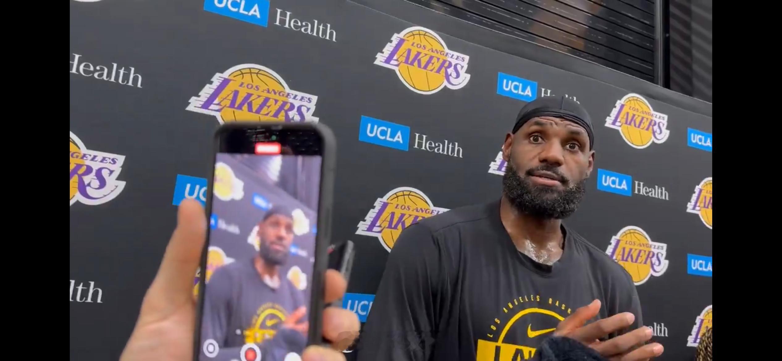 詹姆斯自曝两年前的休赛期得过一次坐骨神经痛，“如果你们得过，你们就知道我说的是啥