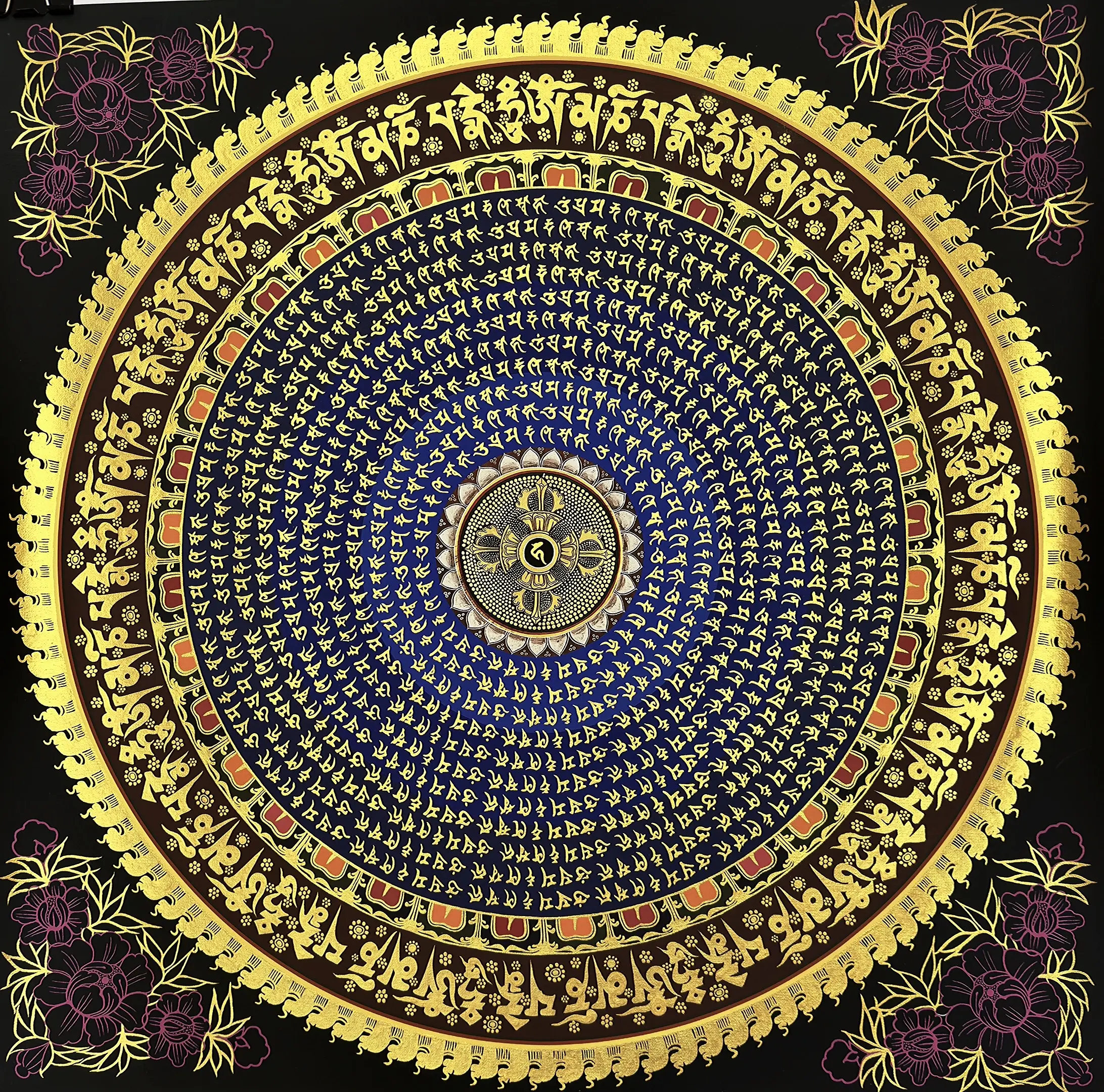 唐卡 描金 成品展示