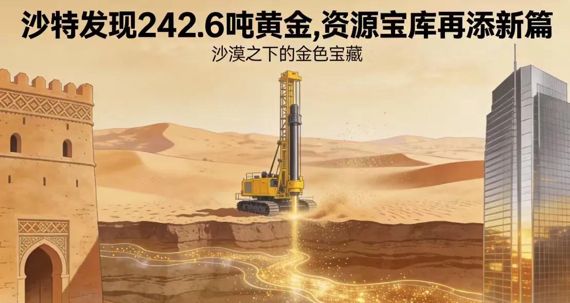 沙特“黄金版图”再扩大：国有矿企宣布新发现780万盎司黄金资源
沙特矿业公司宣布
