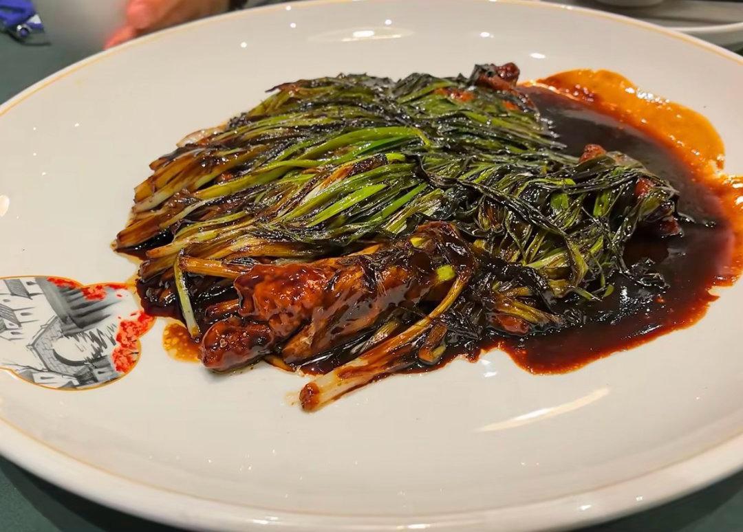 这才是葱烤大排的用葱量 