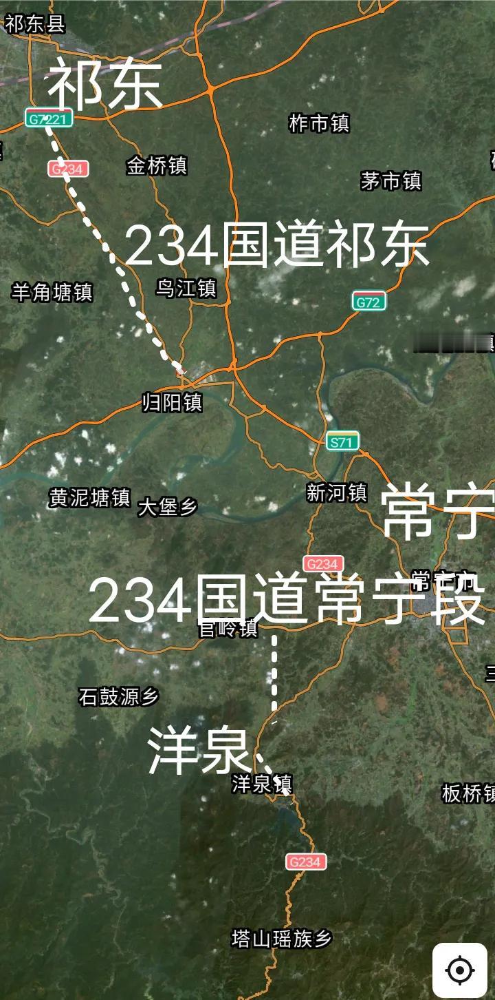 即将通车，234国道衡阳祁东县只归阳段扩建工程(一级公路)已经进入收尾阶段，目前