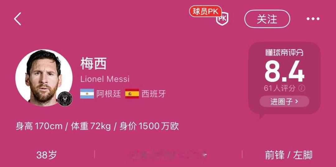 至今梅西的身高都是个谜，11岁时，梅西被确诊为先天性生长激素缺乏症，一度身高不能
