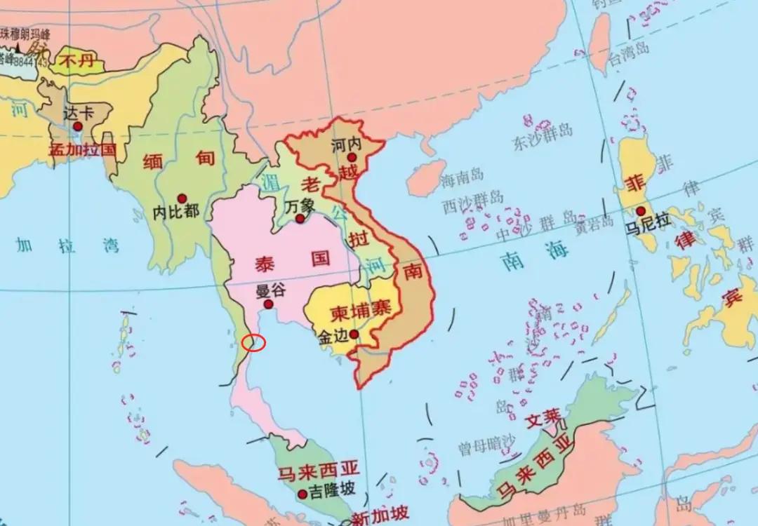 打开东南亚地图，你会发现泰国和柬埔寨这两个国家几乎把中南半岛上所有好地都给占了！