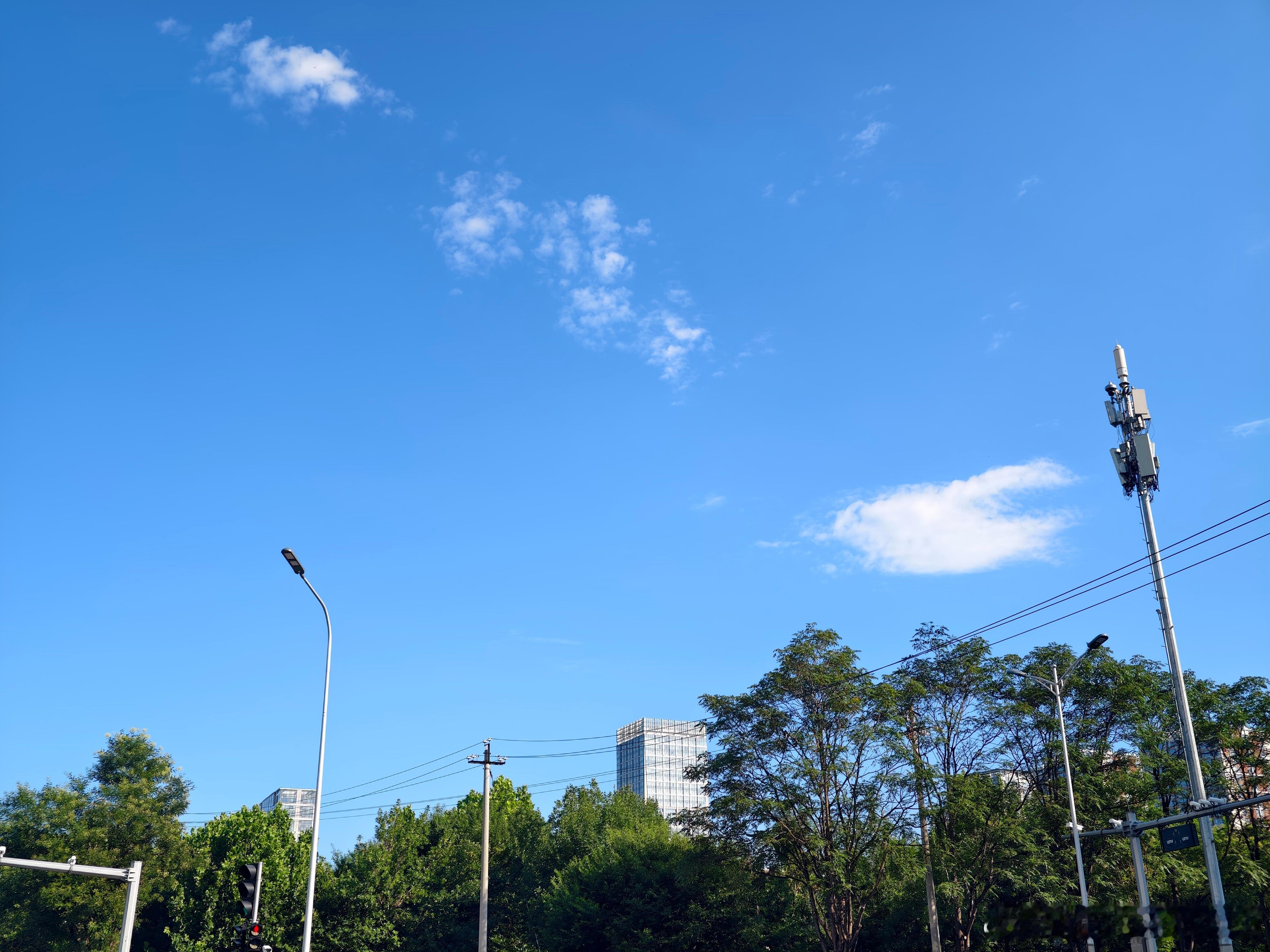 来的快去的也快，雨过天晴了  ​​​