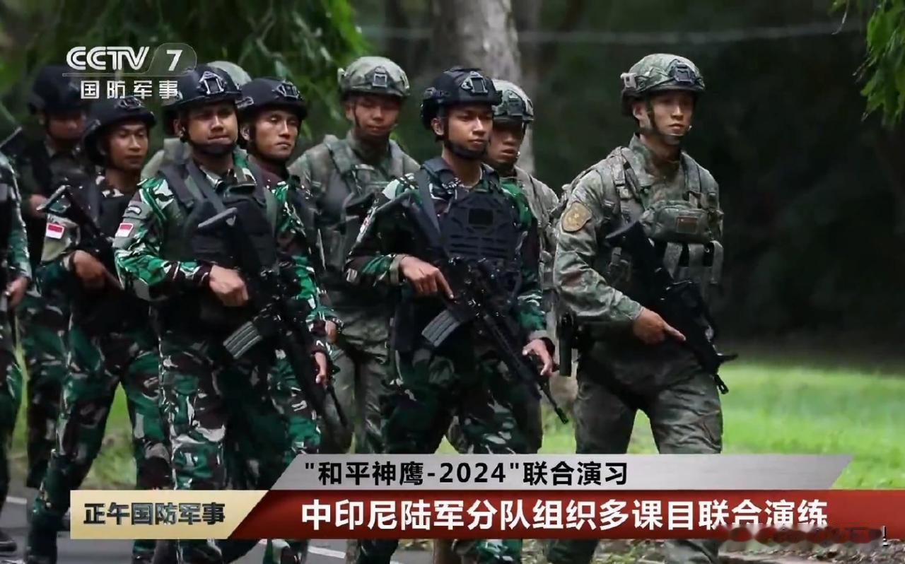 没有对比，就没有伤害。
上图，我国与印尼的联合演习。解放军官兵的21式作训服和单