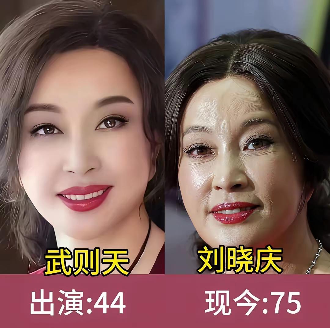 刘晓庆出演武则天的时候已经44岁了
陈宝国出演李治的时候38岁
鲍国安出演李世民