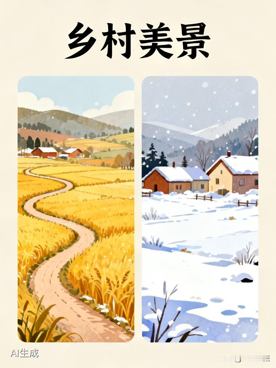 给大家分享两张超美的乡村美景图片。一张是山西襄汾陶寺乡的山乡田野。2026年6月