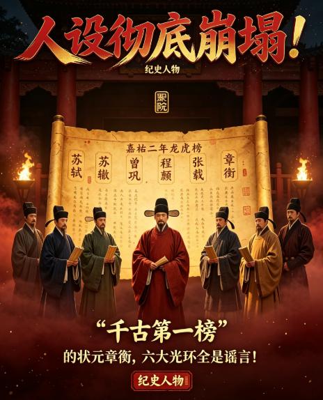 很多人被短视频洗脑，说北宋嘉祐二年龙虎榜，状元章衡是被埋没的全能奇才，力压苏轼苏
