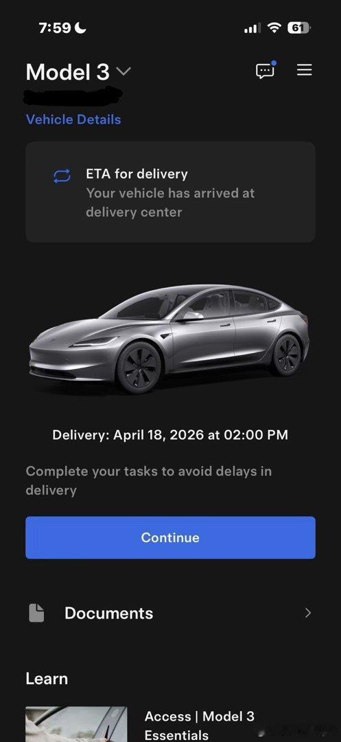 一起床就感到不适的一天。希望这辆Model3一切正常