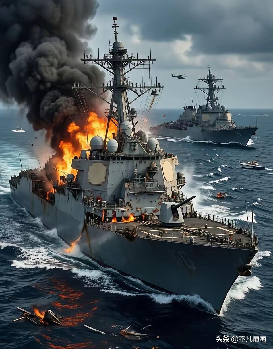 美军中央司令部3月1日发布，他们在军事行动里击沉了一艘伊朗海军的贾马兰级护卫舰。