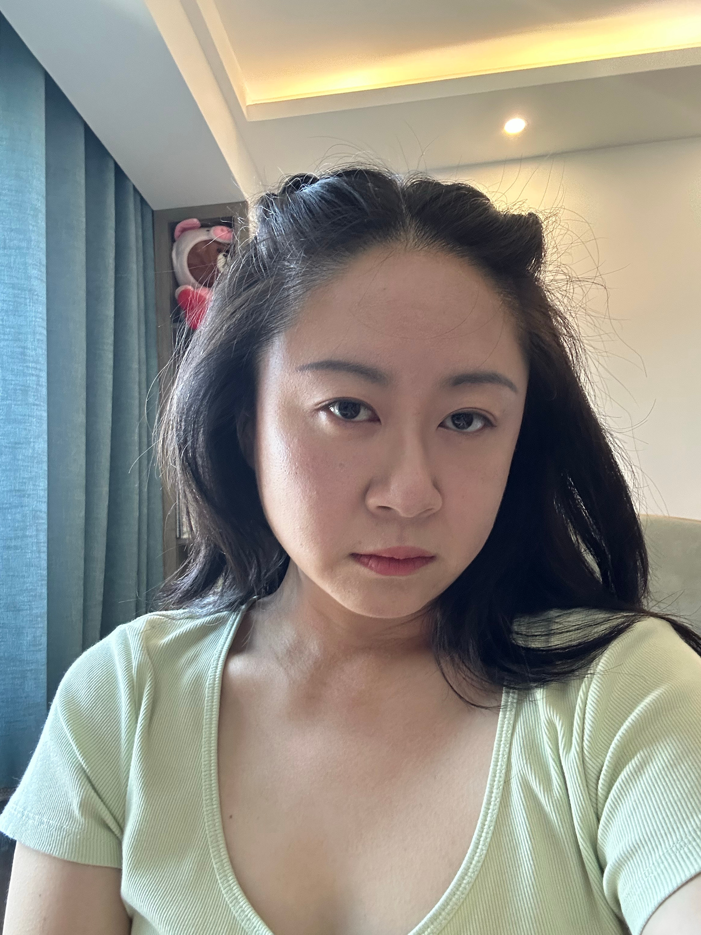 按照痘印教程绑了个公主头，怎么事哪里出了问题？ 