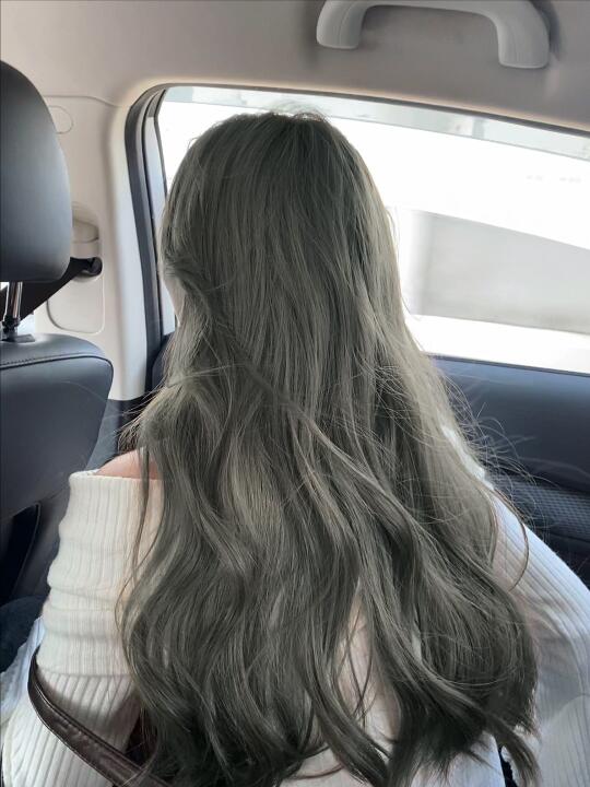 黑发直染青棕安全下车🚗黄皮一定要染这个颜