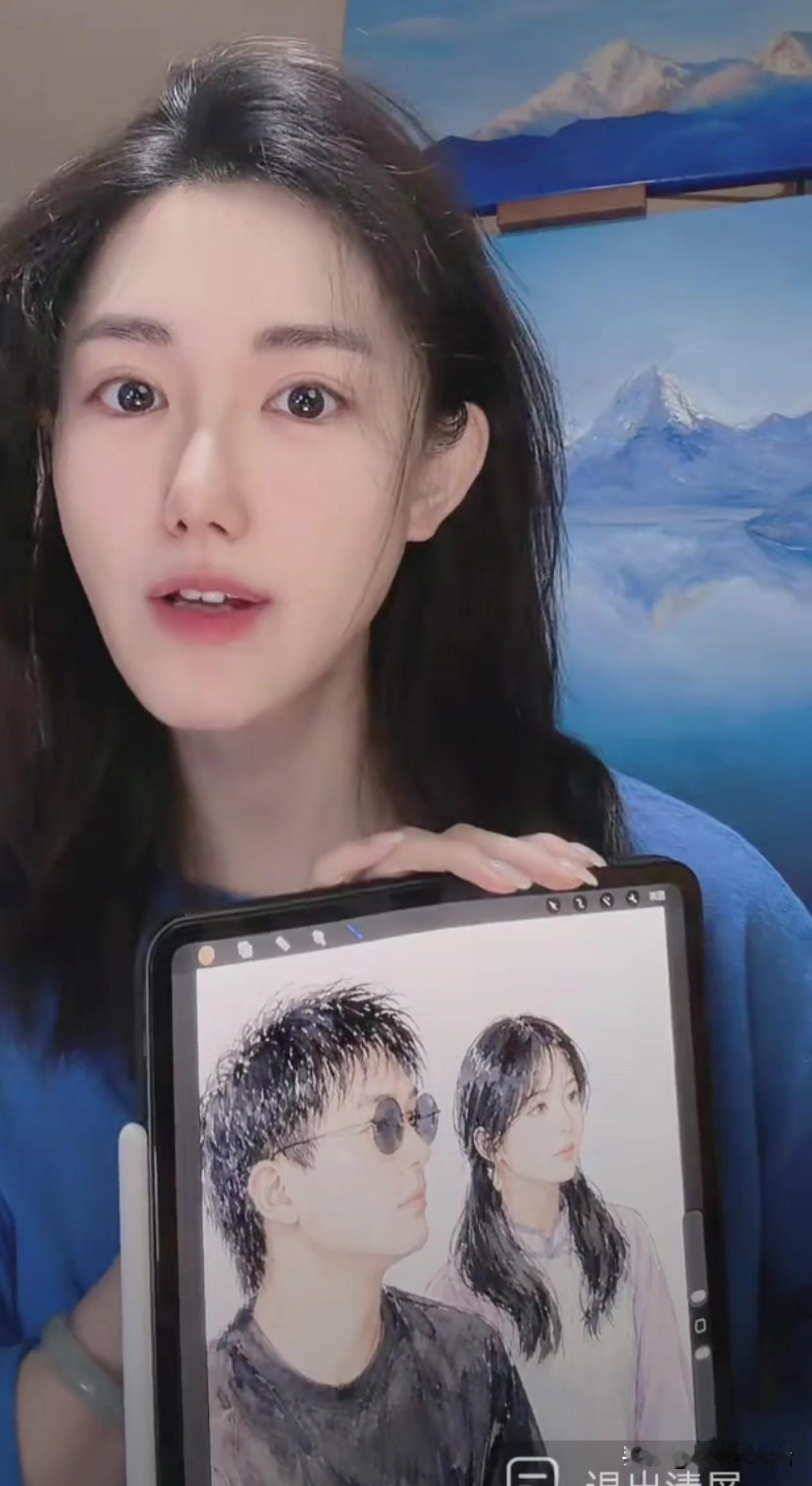 要不说人家是清华美院的的高材生呢，确实画的有水平👍
