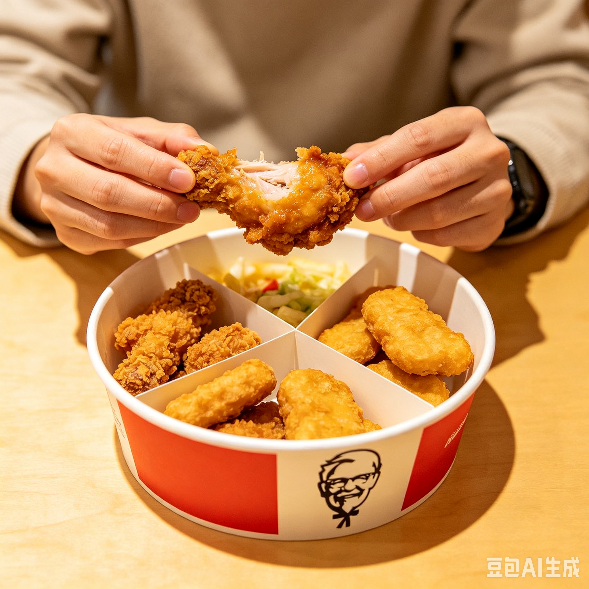 今天上午抽的疯狂星期四被夹了我重新抽奖吧还是评论区抽四个粉丝请吃全家桶  抽奖详