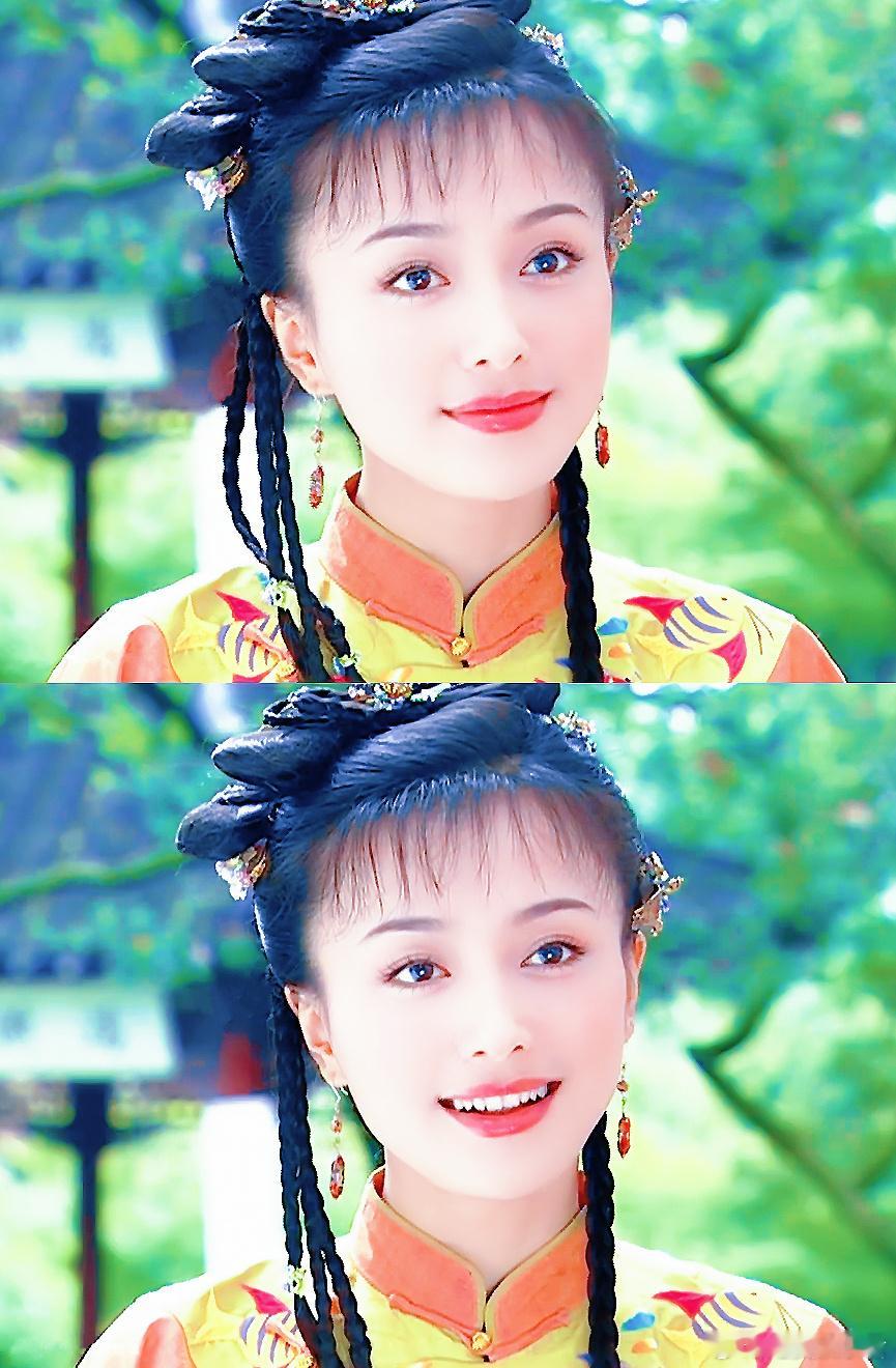 秦岚[超话]  还珠格格3之天上人间秦岚知画秦岚古装第三组美图分享[色]秦岚 ​